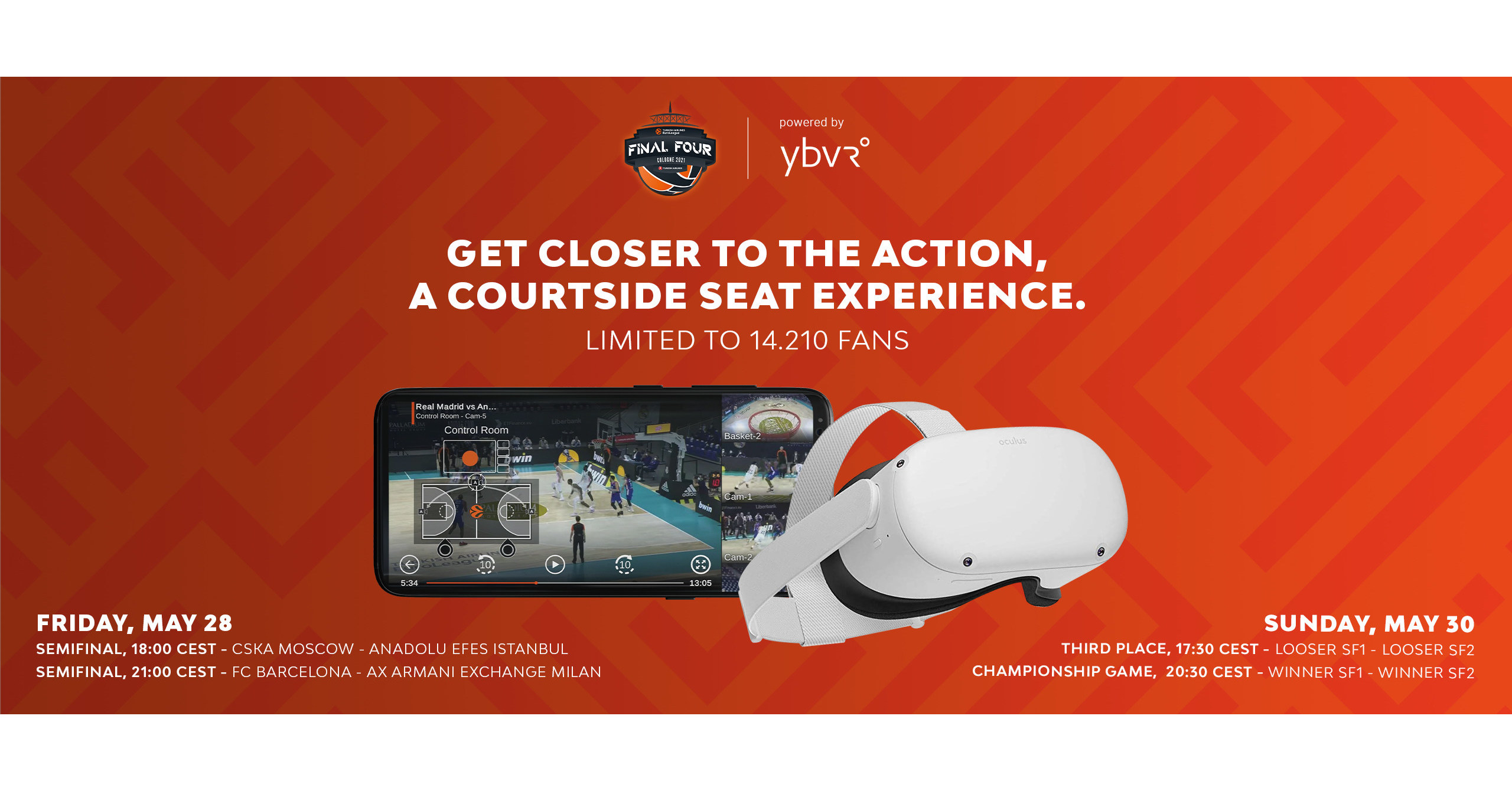 Virtual Tickets to Final Four Euroleague Basketball live emotions