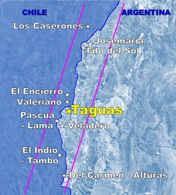 Figure 1. Location of the Taguas Property (CNW Group/Orvana Minerals Corp.)