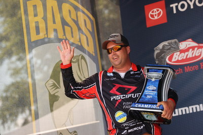 Caleb Kuphall, of Mukwonago, Wis., has won the 2021 Berkley Bassmaster Elite at Lake Guntersville with a four-day total of 85 pounds, 14 ounces.