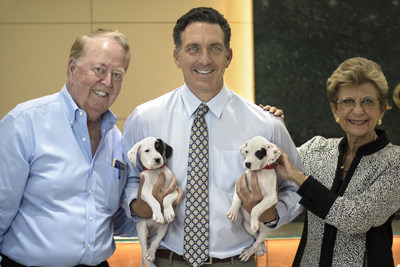 Jim, Sean, and Ann Marie Dunn in their partnership with the Humane Society of Broward County