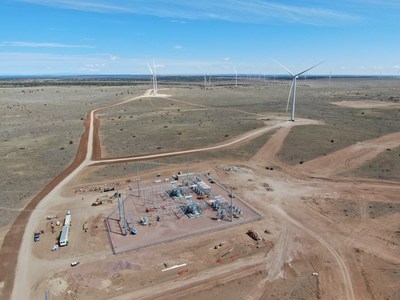 Pattern Energys Clines Corner Wind project, which is part of the 1,050 MW Western Spirit Wind project in New Mexico