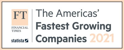 PatientBond is in the top 20% of Financial Times The America's Fastest Growing Companies 2021