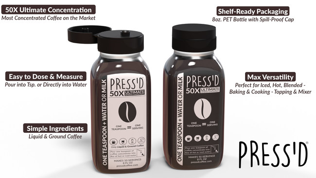 Press'd 8oz Bottle Infographic