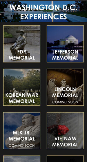 Short Audiovisual Stories to Enhance Visits to Washington D.C.'s Monuments &amp; Memorials Launching Memorial Day Weekend on New Mobile App Bardeum