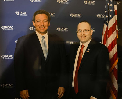 Florida Governor Ron DeSantis and Everett Stern, Lincoln Day Dinner
Pittsburgh, PA 2021
