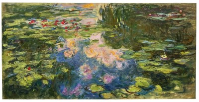 Monet’s Le Bassin aux nymphéas (1917-19) fetched $70.4 million at Sotheby’s on 12 May 2021 (PRNewsfoto/Artmarket.com)