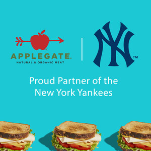 Applegate Announces Proud Partnership with the New York Yankees and Reveals Which of Its 100% Natural Meat Products Made the Roster for Concession Menus