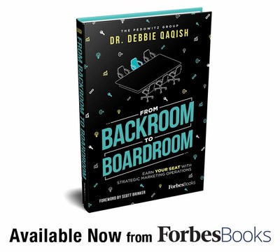 Dr. Debbie Qaqish Releases “From Backroom to Boardroom” with ForbesBooks