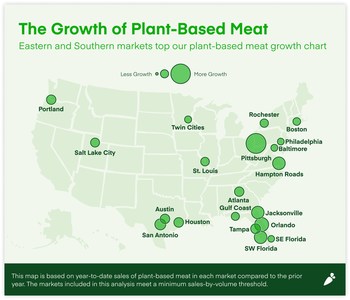 The growth of plant-based meat