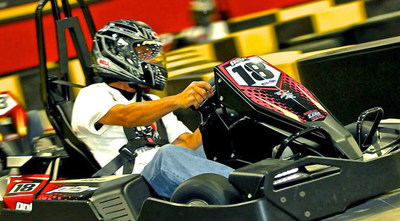 RPM Raceway indoor electric go-karts in Jersey City.