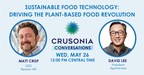 Benson Hill to Present Vision for Plant-Based Food Revolution at Upcoming Event
