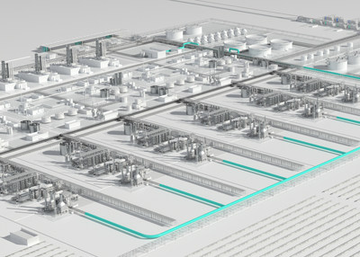 Digital rendering of the Nacero facility.