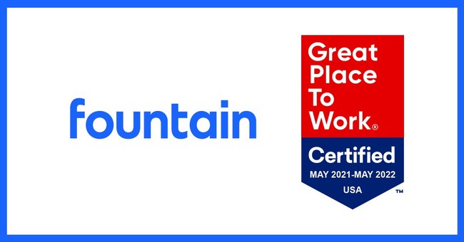 It's official, Fountain has been certified as a Great Place to Work