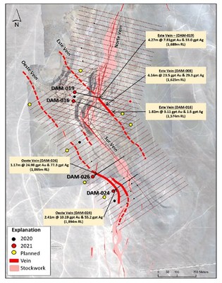 Amancaya Mine - 2021 Plan View Map (CNW Group/Elemental Royalties Corp.)