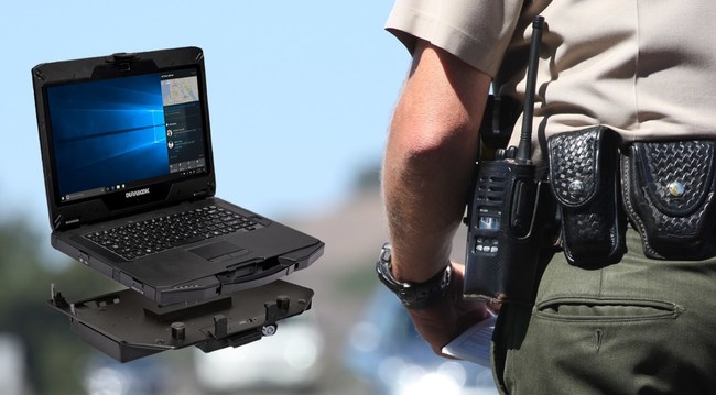 Durabook is providing a much-needed in-vehicle solution for public safety professionals with its powerful semi-rugged S14I laptop that integrates Precision Mounting Technologies (PMT), a subsidiary of Gamber-Johnson, vehicle docks.