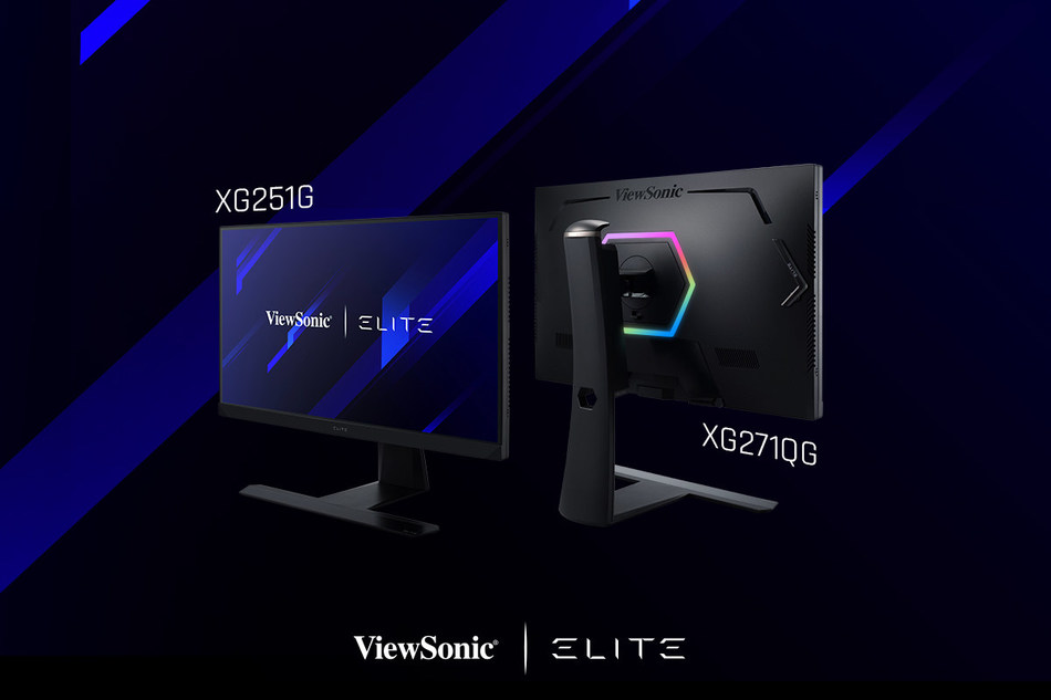 ViewSonic unveils ELITE professional gaming monitors, ELITE XG251G and XG271QG, armed with the latest NVIDIA Reflex and G-Sync technology. Delivering maximized latency improvements for high-velocity, graphics-intensive games.