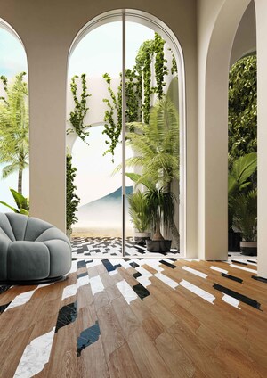 Pininfarina and Corà present "Miraggio", a new wooden floor collection that integrates technology, nature and well-being