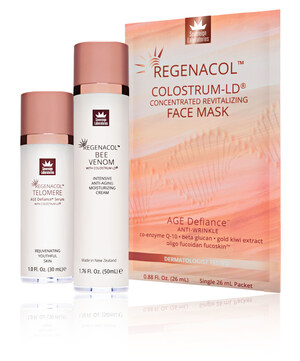 Regenacol™ Skincare System Launches with Colostrum-Based Anti-Aging Skincare Regimen