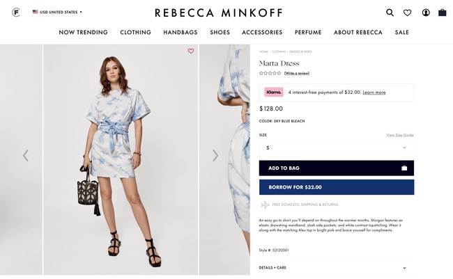 CaaStle Introduces BORROW, A New Service for Retailers to Integrate Rental into their Own E-Commerce and partners with Rebecca Minkoff for Launch.