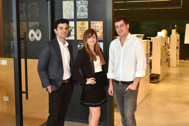 SAM Seamless Network Co-Founders: Eilon Lotem, CTO; Sivan Rauscher, CEO; Shmuel Chafets, Vice Chairman (PRNewsfoto/SAM Seamless Network)