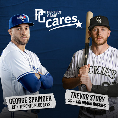 Former Perfect Game alums and current Major League Baseball All-Star players George Springer and Trevor Story jointly contribute $150,000 to Perfect Game Cares Foundation to help underprivileged children who need financial assistance to play baseball and softball in their communities.