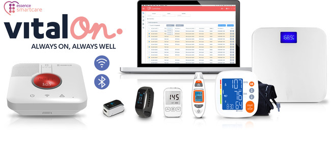 Essence SmartCare Launches VitalOn Remote Patient Monitoring Solution (PRNewsfoto/Essence SmartCare)