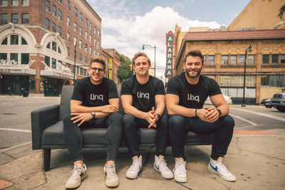Linq App co-founders (from left to right): Patrick Sullivan, CTO; Elliott Potter, CEO; and Jared Mattsson, COO