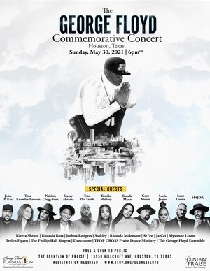 George Floyd Foundation To Host a Commemorative Concert on May 30th in Houston, To Mark The One Year Anniversary