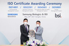 Samsung Biologics Adds Four Global ISO Certifications For BCMS, Energy, Health &amp; Safety, and Environmental Management