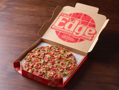 Pizza Hut takes it all the way to The Edge® with nationwide return of its iconic thin crust pizza available for a limited time. Featuring a thin, crispy, light crust, packed with toppings and finished with a signature garlic, herb seasoning blend, The Edge is perfect for summer patio season.
