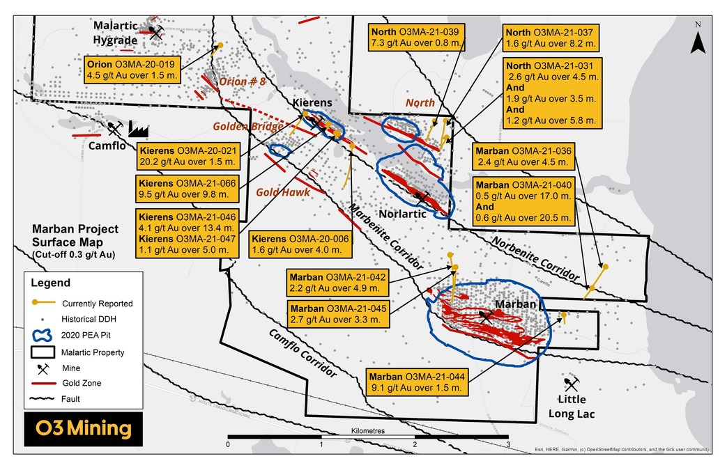 O3 Mining Expands Marban Mineralization And Provides Winter Drilling Update - Vimarsana News