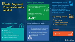 Plastic Bags and Pouches Industry Market Size to Reach USD 3 Billion by 2024 at a CAGR 3% | SpendEdge