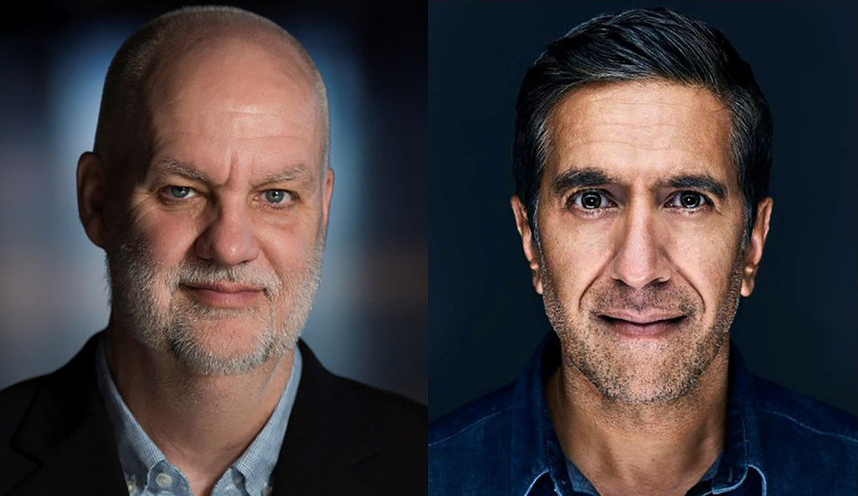 The Canadian Journalism Foundation's Tribute Talk features André Picard, health reporter and columnist for The Globe and Mail, and Dr. Sanjay Gupta, chief medical correspondent for CNN, in back-to-back conversations on June 10 at 1 p.m. ET. (CNW Group/Canadian Journalism Foundation)