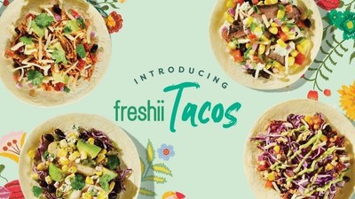 Freshii Tacos come in four delicious varieties, each filled with big flavours and fresh ingredients (CNW Group/Freshii)