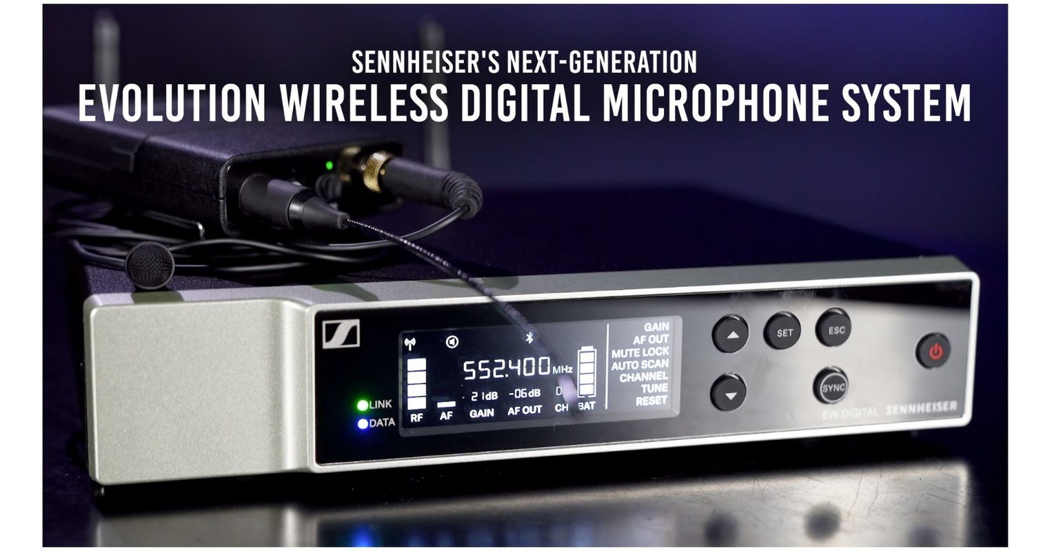 Sennheiser Announces New EW-D Digital Wireless Microphone System