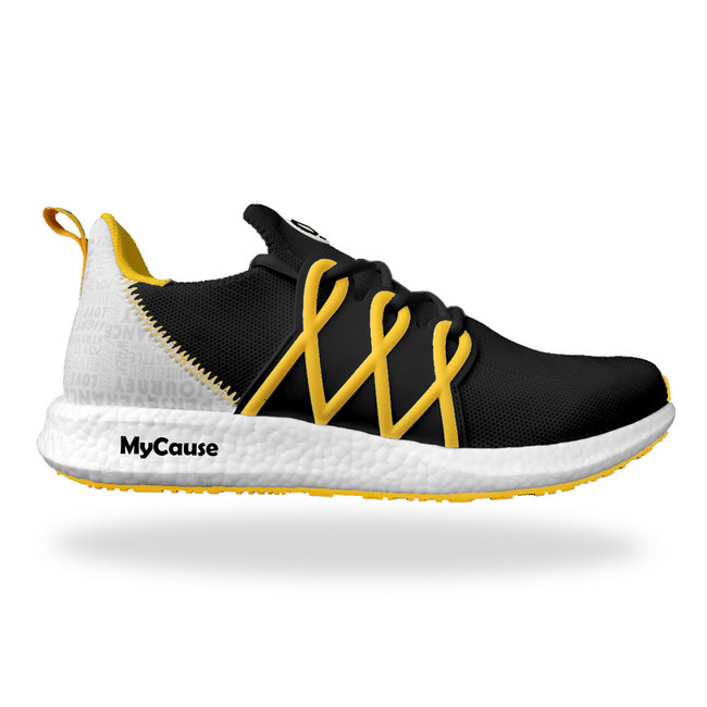 MyCause Brand Perseverance 1.0 - Childhood Cancer Awareness Shoe