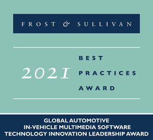 Cinemo Receives 2021 Frost &amp; Sullivan Technology Innovation Leadership Award