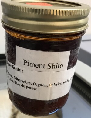 Avis de ne pas consommer du piment Shito conditionné dans des pots en verre et vendu par l'entreprise G.B. La Référence