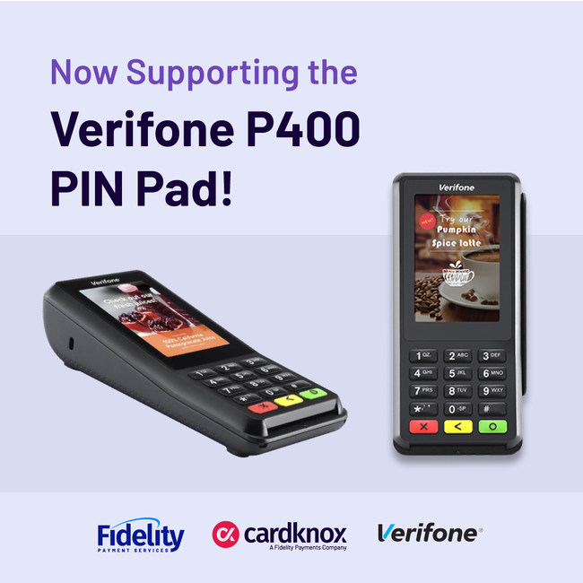 Cardknox Now Supports the Verifone P400