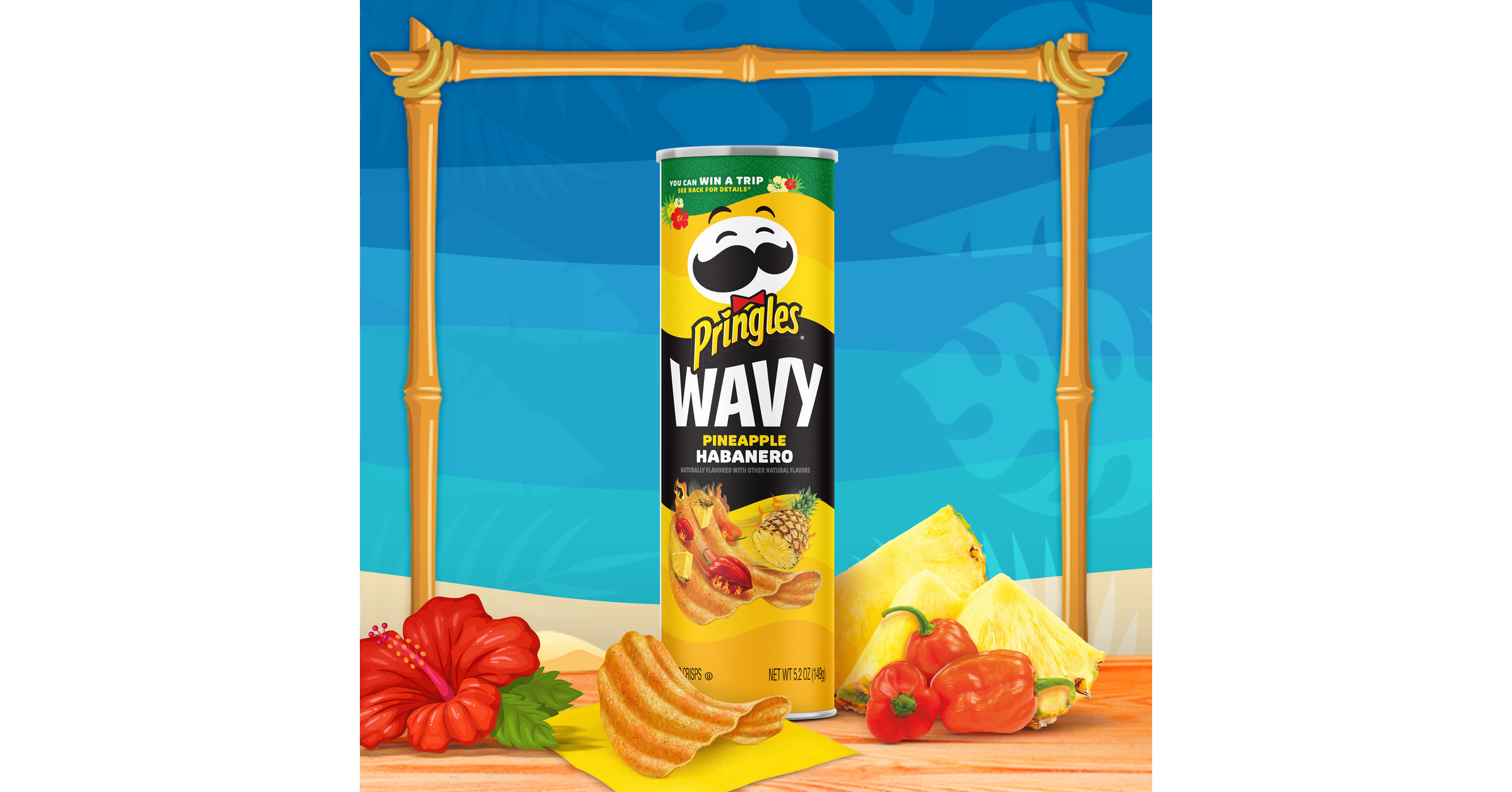 New Pringles® Wavy Pineapple Habanero Takes Your Taste Buds On A
