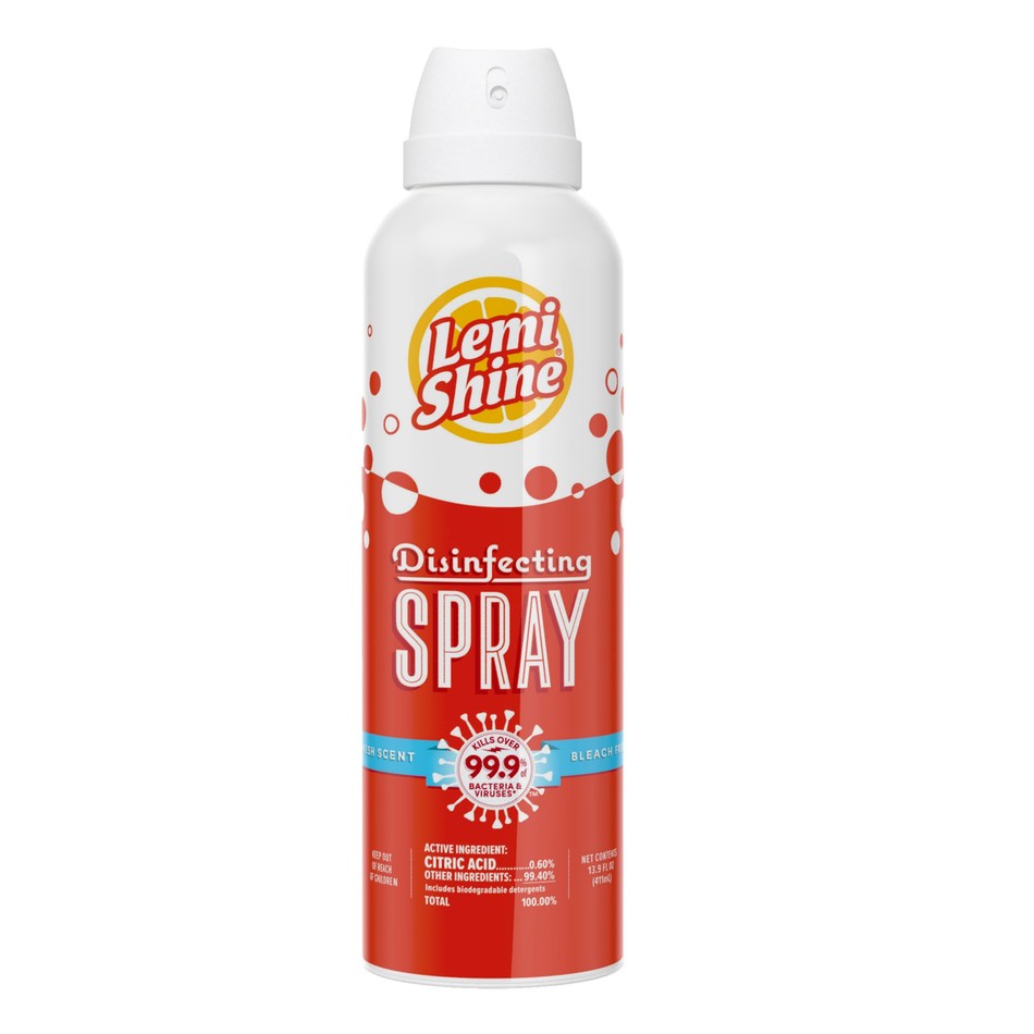 Lemi Shine Launches EPACertified Disinfecting Spray