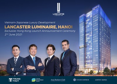 From the Left: Mr. Nguyen Manh Tien (Director - Marketing & Sales of Trung Thuy Group), Mr. Kingston Lai (Founder & CEO of Asia Bankers Club), Mr. Nguyen Trung Tin (CEO of Trung Thuy Group) and Mr. Bernad Lillo Vicente (Deputy General Director of Trung Thuy Group)