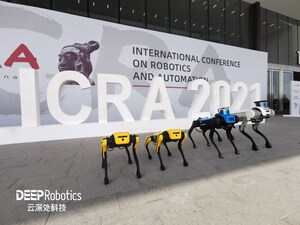 DEEP Robotics sorgt auf der ICRA 2021 mit der Jueying-Serie von Roboterhunden für Aufsehen