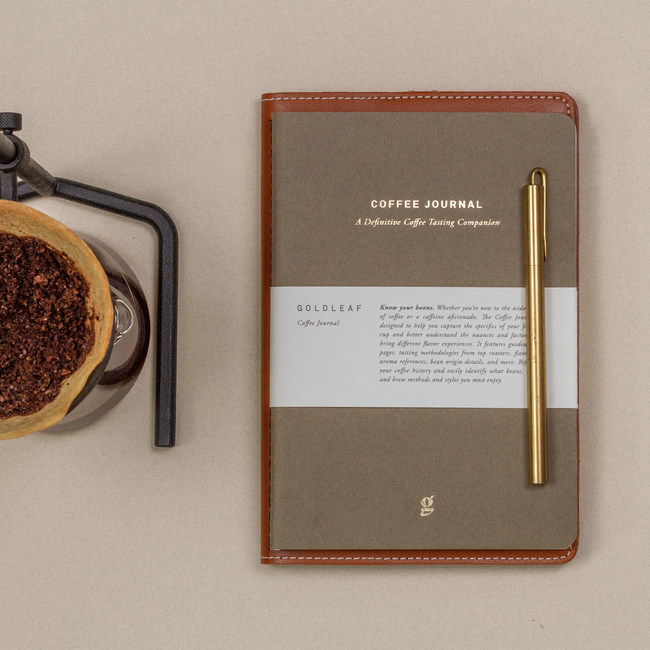 Goldleaf Coffee Journal: A Guided Log Book for Coffee Lovers