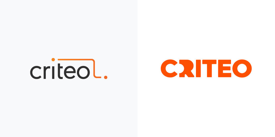 Criteo Logo Before and After