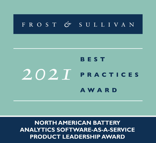 2021 North American Battery Analytics Software-as-a-Service Product Leadership Award