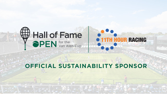 11th Hour Racing, a leading organization that harnesses the power of sport to promote collaborative, systemic change benefitting the health of our ocean, will serve as the tournament's Official Sustainability Sponsor. Both the Hall of Fame Open and 11th Hour Racing are based in the coastal town of Newport, Rhode Island.