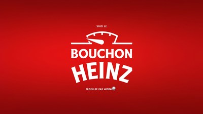 Le ketchup Heinz, clbre pour sa lenteur d'coulement, ketchup Heinz offre gratuitement aux personnes bloques dans les embouteillages du ketchup et l'Impossible Whopper de Burger King (Groupe CNW/Kraft Heinz Canada)