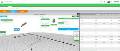 LayoutFAST Web Screen (CNW Group/Schneider Electric Canada Inc.)