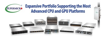 Computex 2021-sistemas de servidores e armazenamento otimizados para cargas de trabalho em nuvem, IA, 5G/Edge e empresarial (PRNewsfoto/Super Micro Computer, Inc.)